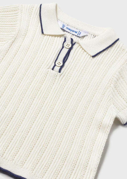 Polo tricot bebé